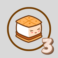 Bingo Badge Number 3 Badge